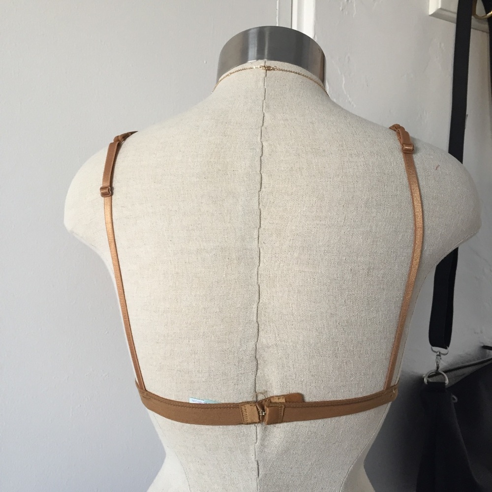 NWT Coffee Lace Triangle Bralette - Picture 3 of 4